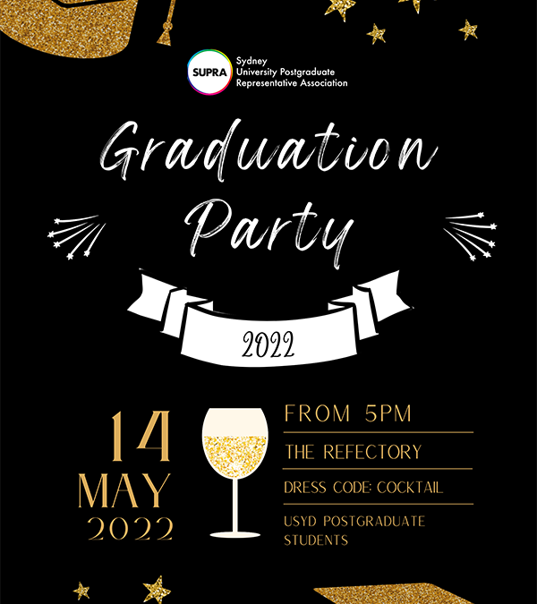 Coming up: SUPRA’s 2022 Graduation Party!
