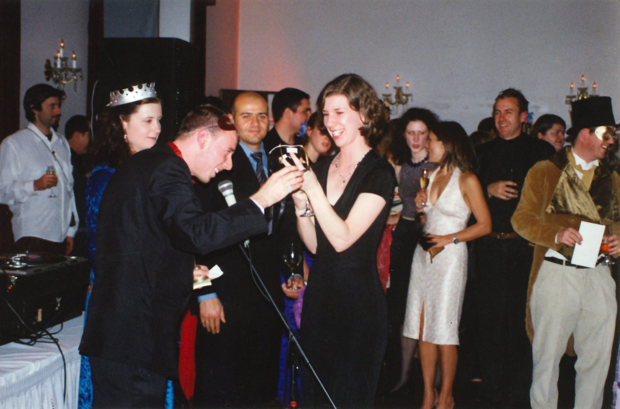 Kristin Barlow in black jacket SUPRA pres c. 2001